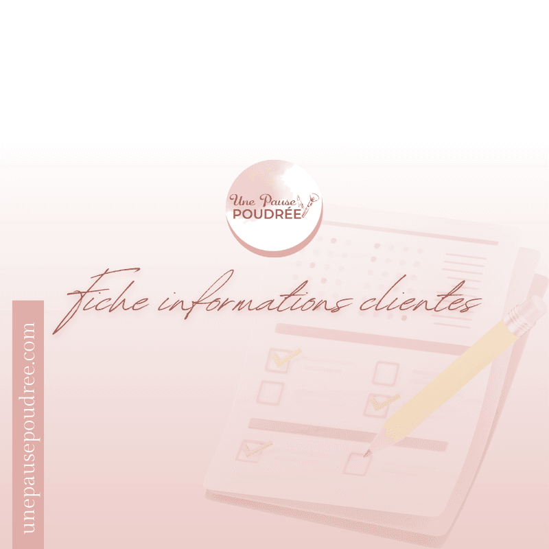 Fiche informations clientes