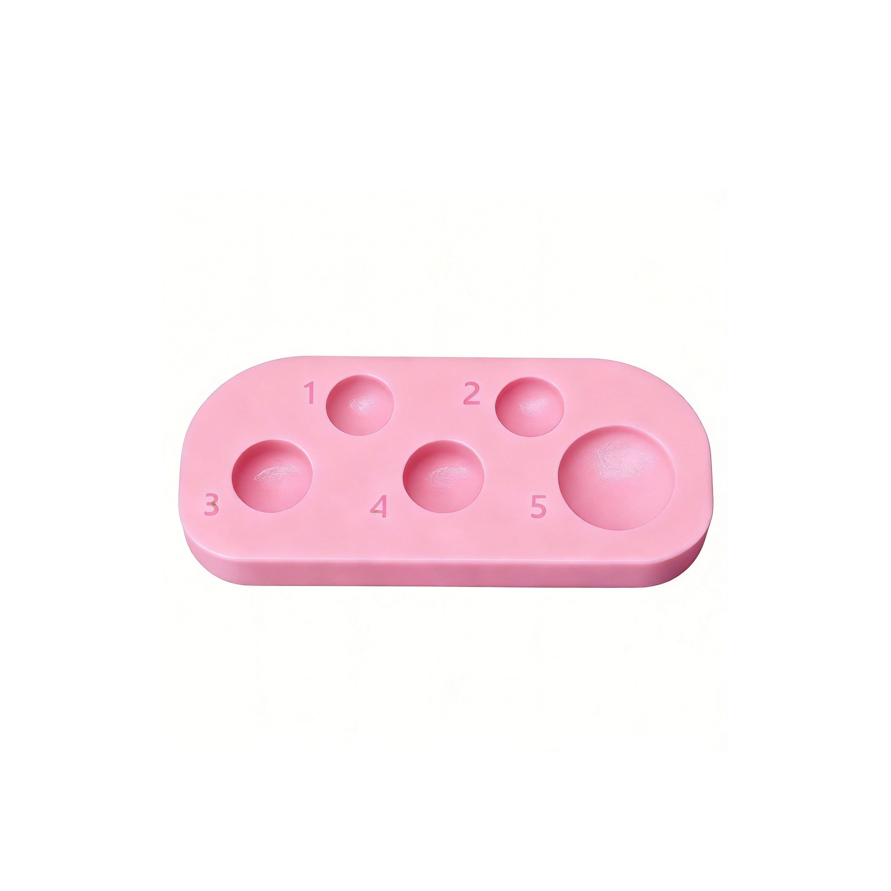 Palette de mélange silicone rose pour teinture & lashlift